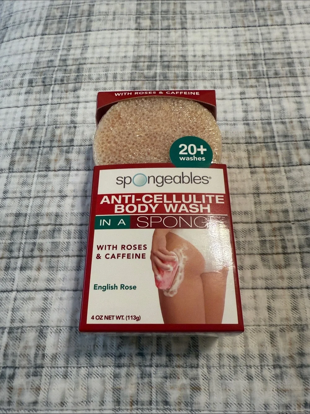 Spongeables anti-cellulite body wash in a sponge bundle NWT